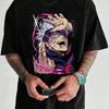 Gojo Yujutsu Kaisen Japanese Anime Men Women Summer T-Shirt Harajuku Vintage Short Sleeve Loose Oversized Casual Comfort Y2k Top
