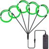 Fio Eletroluminescente Aoling EL 2M Verde com Caixa de Bateria e