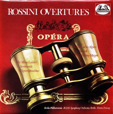 LP Record BERLIN PHILHARMONIC · RIAS SYMPHONY - Rossini Overtures 89763 Heliodor 1968 UK Classical Used