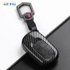 Carbon Fiber Car Key Case Cover For Honda     For Civic For Accord For Cr-V For Hr-V For Pilot Pu Accessories