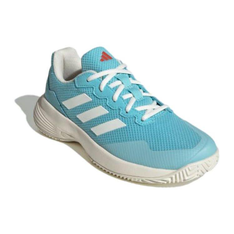 Adidas Shock Absorbing Durable Low Top Tennis Shoes Women Sneakers Blue White ID1493