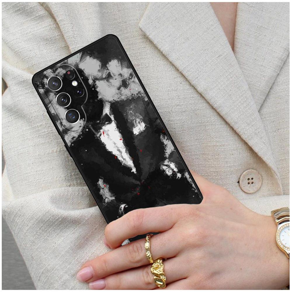 Man Suit Shirt Tie Cell Phone Case for Samsung Galaxy S26 Ultra S25 S24 S23 S22 S21 S20 Note10 Cover
