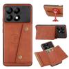 POCO X6 PRO 5G Flip Leather Case Wallet Magnetic Card Slots Pocket Holder Back Cover For Xiaomi POCO X6 PRO 5G Phone Cases