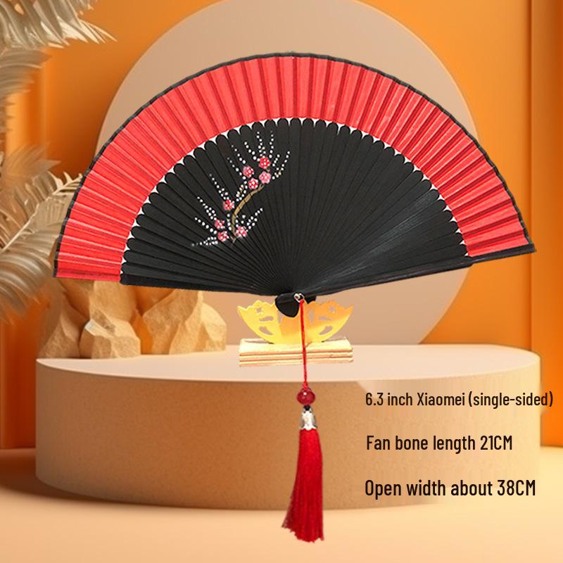 

Складной бамбуковый веер в китайском стиле для ханьфу или танца