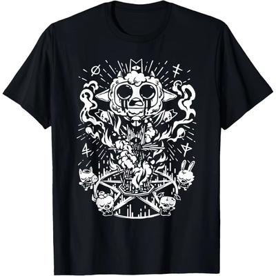 Cult The Lamb Creative Design T-Shirt Game Enthusiast Men Universal Casual Crewneck Shirt Daily