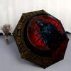 Dark Mystic Roses: Gothic Art PrintUmbrella, Portable 3-Fold Compact Umbrella for Men & Women Gift