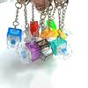 1/10Pcs Keyboard Clicker Stress Relief Toy Anxiety Relief Focus Keychain Pendant Small Portable Lightweight Fidget Toy