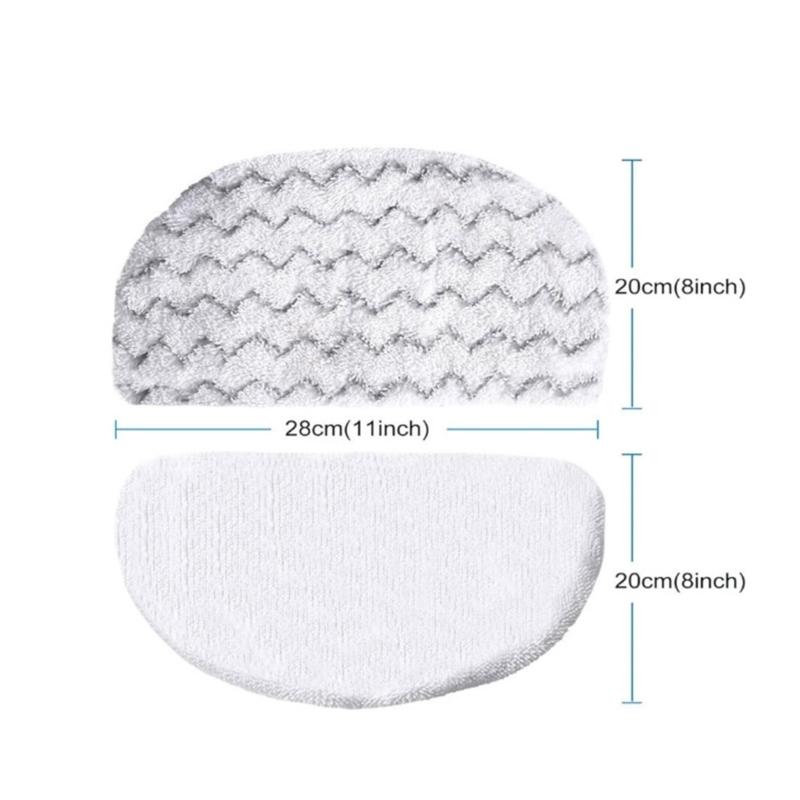 4Pcs Microfiber Cleaning Pads Washable Microfiber Replacement Pad for 1940 1806 1544 Steam Mop Pad Accessories