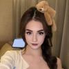 Hair Claw Cartoon Plush Bear Doll Bowknot Decor Hair Clip Clamping Tooth Design Strong Grip Hair Pin Hair Accessory