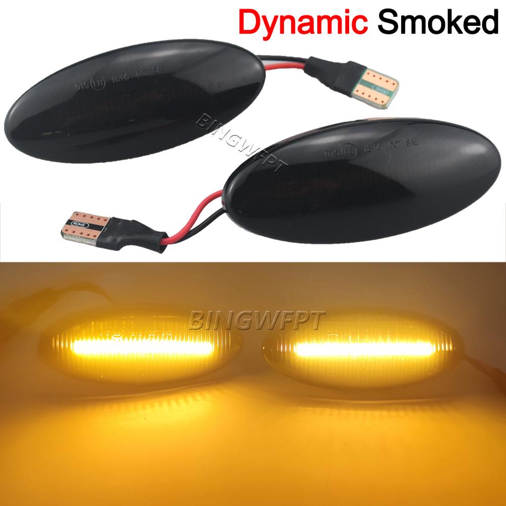 LED Side Marker Light For Opel Vauxhall Vectra B MK1 1995 1996 1997 1998 1999 2002 Dynamic Turn Signal Repeater Lamp Indicator