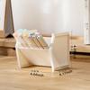Stackable Oblique Insertion Pen Holder Storage Box Student Desk Stationery Storage Plastic Square Pen Organiser