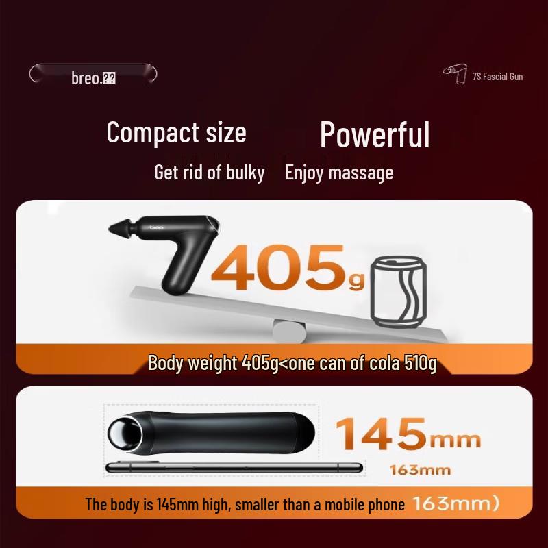 Breo 7S Deep Tissue Mini Massage Gun CN plug (adapter included)