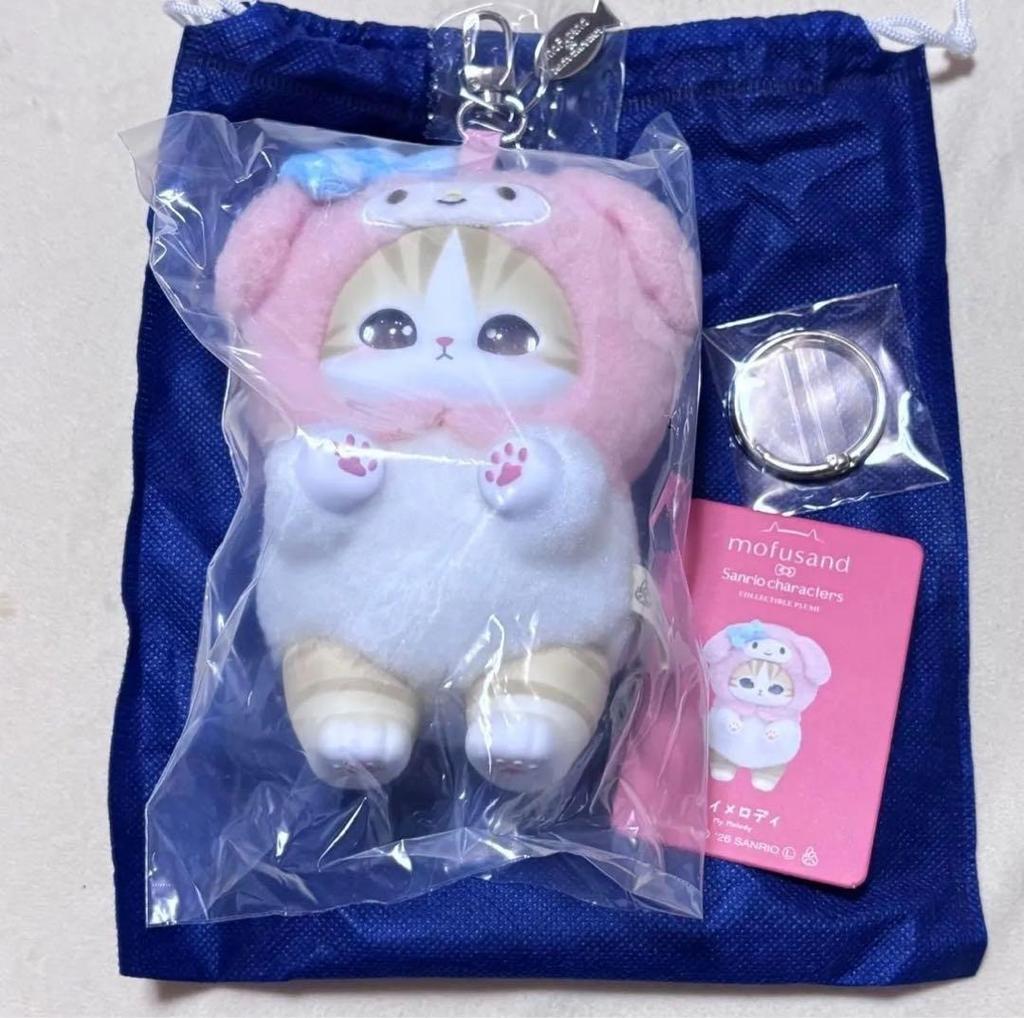mofusand Sanrio Characters Kiramekko My Melody Mascot Plush