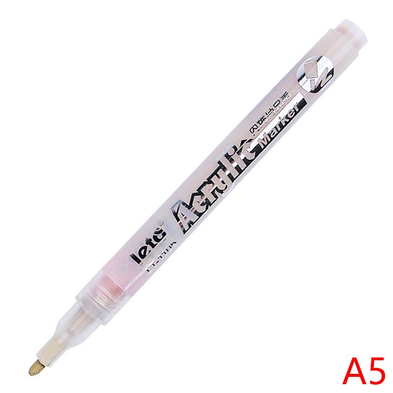 24 Colors Acrylic Paint Pens Waterproof Permanent Marker Pens Acrylic Pens F