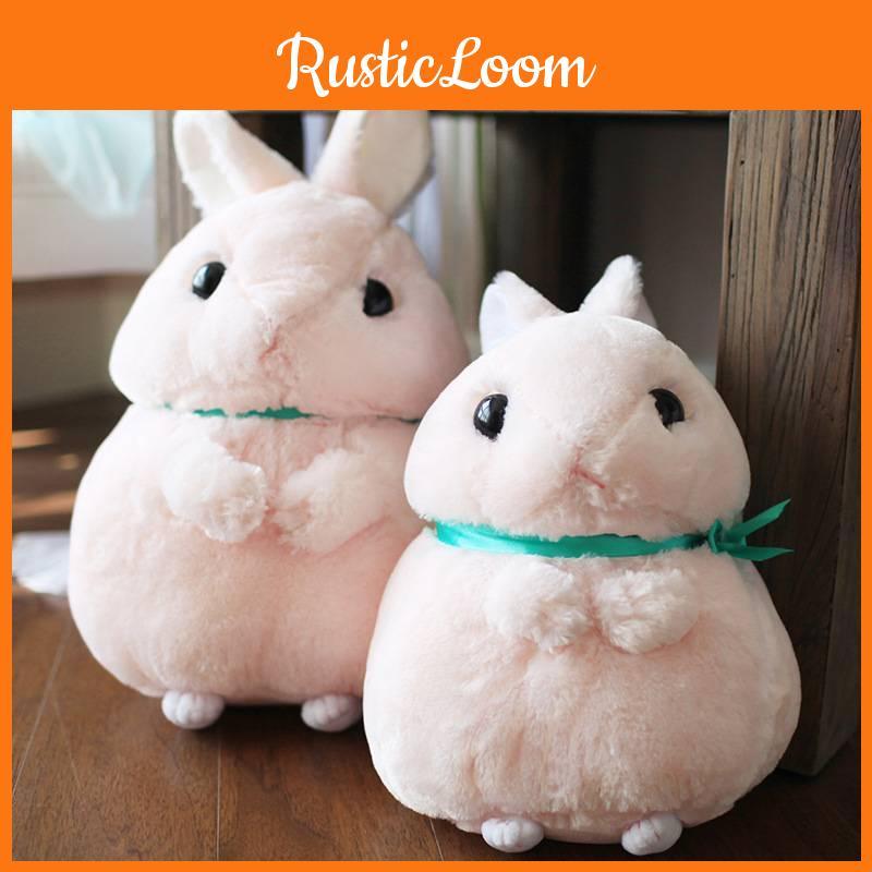 Rabbit Standing Cartoon Ball Plush Toy Cute Long Ear Doll Large Kid Holiday Gift