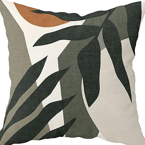Abstract Pillowcase Sunset Sunrise Line Modern Art Minimalist Living Room Sofa Bay Window Pillow Geometry