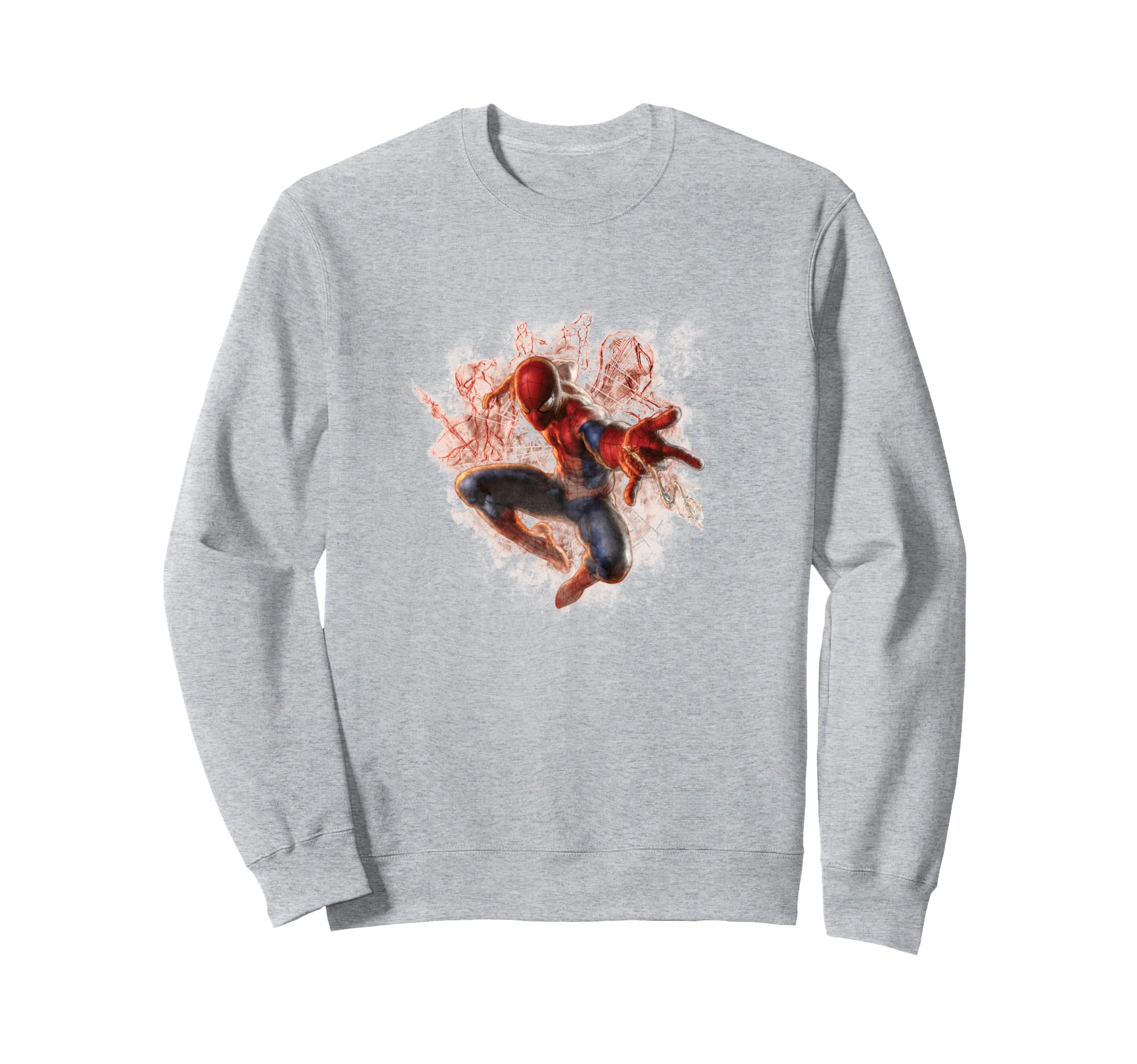 

Marvel Spider-Man Classic Peter Parker Vintage Sketch Poses Sweatshirt