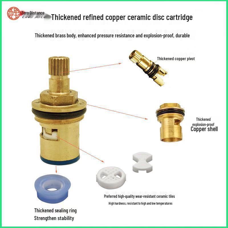 LINGJULI All Copper Single Cold Washing Machine Faucet