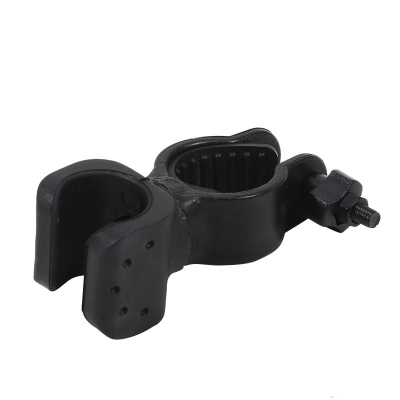 Heavy-Duty Wheelchair Crutch Holder 360° Rotating Crutch and Cane Holder with Quick-Release Lock