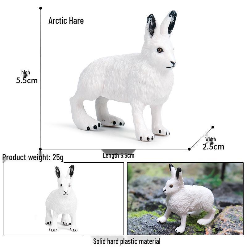 Animal Model Set: Lion, Tiger, Elephant, Panda, Giraffe, Hippo, Rhino, Sheep