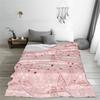 Custom Merry Christmas Wallpaper Blanket 3D Printed Soft Flannel Fleece Warm Throw Blankets For Office Bedroom Sofa Quilt