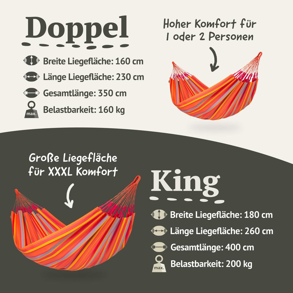 La Siesta Hammock Family Size Brisa for people Outdoor Camping Indoor Family Toucan Classic Hammock Brisa Kingsize Toucan [La Siesta] 1-3 BRH18-28