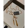 Gold Long Necklace for Women, Light Luxury, Niche, Elegant, High-End, 2026 New Style, Stylish Sweater Chain Accessory