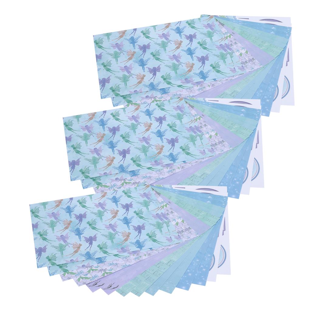 42pcs Background Paper Decoration Multiple Patterns for  Photo Album Scrapbooking Greeting Card C