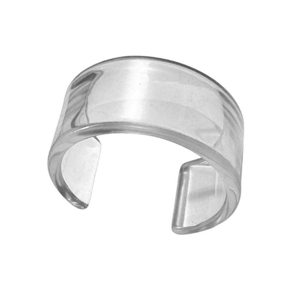 Wide Half Cuff Bracelet Simple Color Open Mouth Bangle Casual Elegant Wristband  Daily Casual