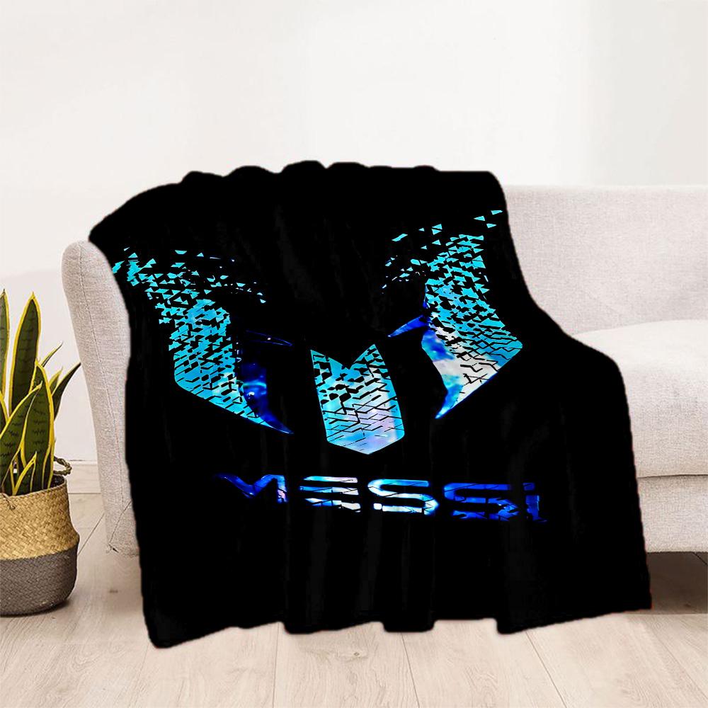 Messi's Legacy In Soccer Flannel Blanket-Soft and Suitable for Sofas,Beds,Offices,Travel,All Seasons,Great Gift for Holidays and Birthdays.
