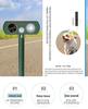 Ultrasonic Solar Animal Repeller with Infrared Sensor and Flashing Light