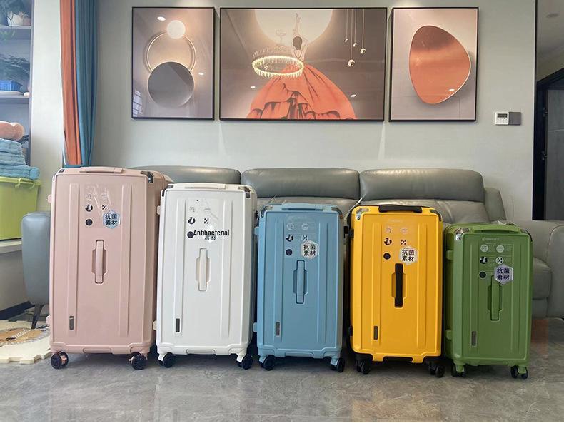 Large Capacity Five-Wheel Travel Suitcase with Brake and Combination Lock