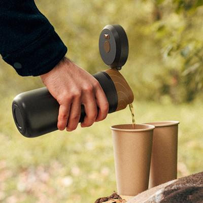 Outdoor Coffee Bottle Portable Insulated French Press Insulated Water Bottle Suitable for Camping and Hiking Enthusiasts