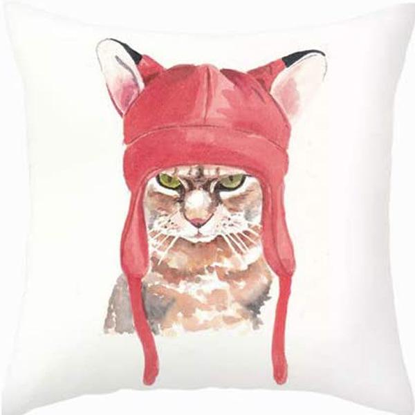 Nordic Cartoon Animal Pillow Cover Cute Printed Linen Pillow Home Ornament Sofa Car Premium Durable Quality Useful