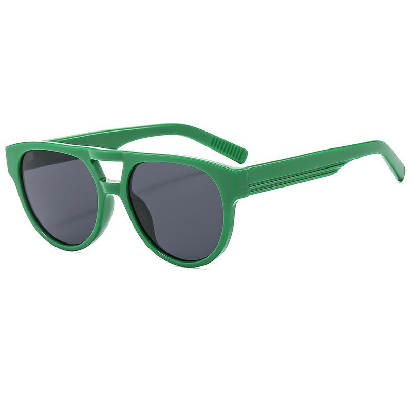 Fashion men's and women's sunglasses, personalized double-beam sports sunglasses, can be matched with degree flat glasses, anti-blue light glasses