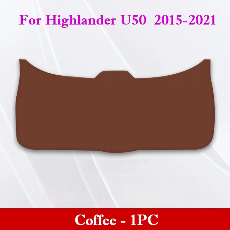 For Toyota Highlander U70 U50 U40 2009-2026 Car Trunk Door Anti Kick Pad Tailgate Protection Mat Cargo Liner Interior Accessorie