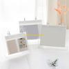W89C Clear Acrylic Frames 2 Rings Photo Album Binder Desktop Double Sided Album