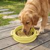 Silicone Dog Slow Feeder Bowl Non-Slip Dog Treat Bowl Colorful Pet Food Dish  Pet Enrichment