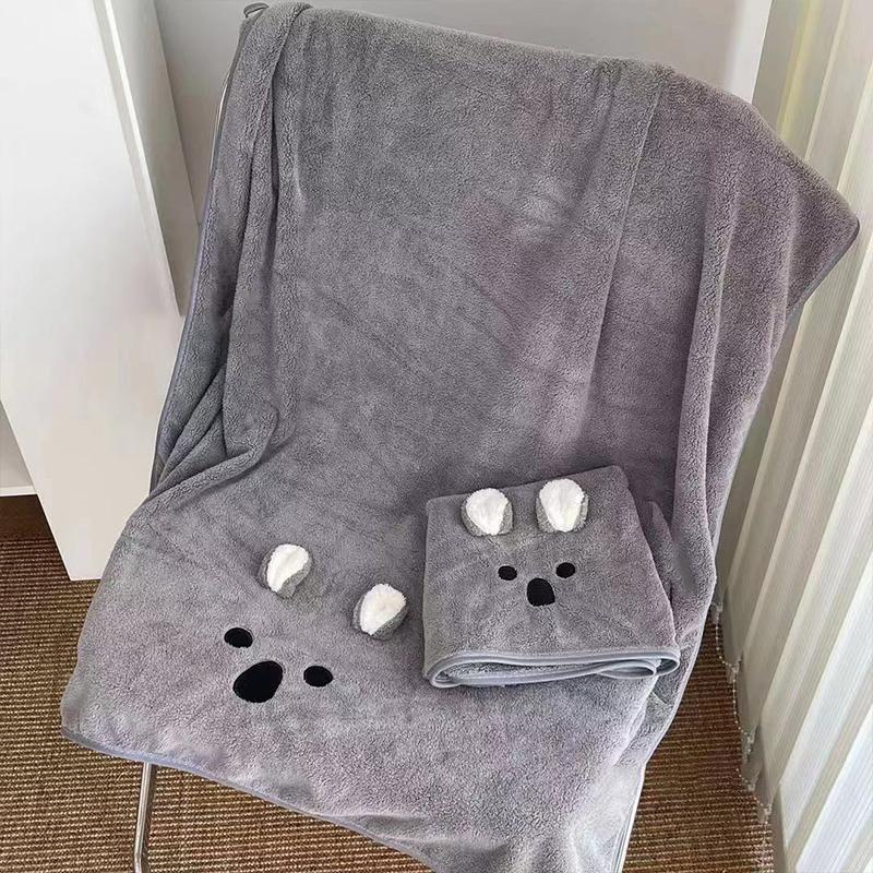 Fashionable And Cute Bathroom Absorbent Cartoon Koala Bath Towel