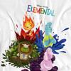Elemental Unisex Adult Ember Wade Gale Grouchwood Group Scene T-Shirt