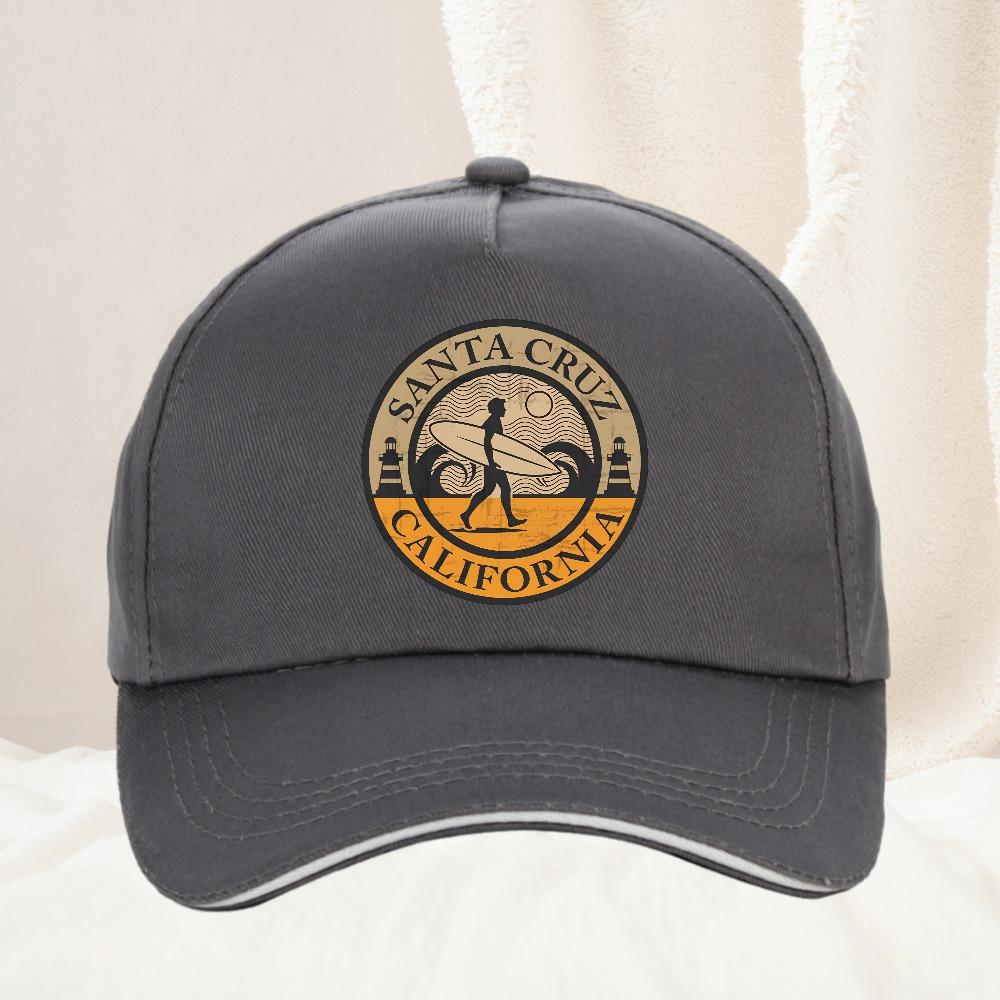 Cappellino da Baseball Santa Cruz California Unisex Donna Moda regolabile Unisex Cappello Snapback di Alta Qualità
