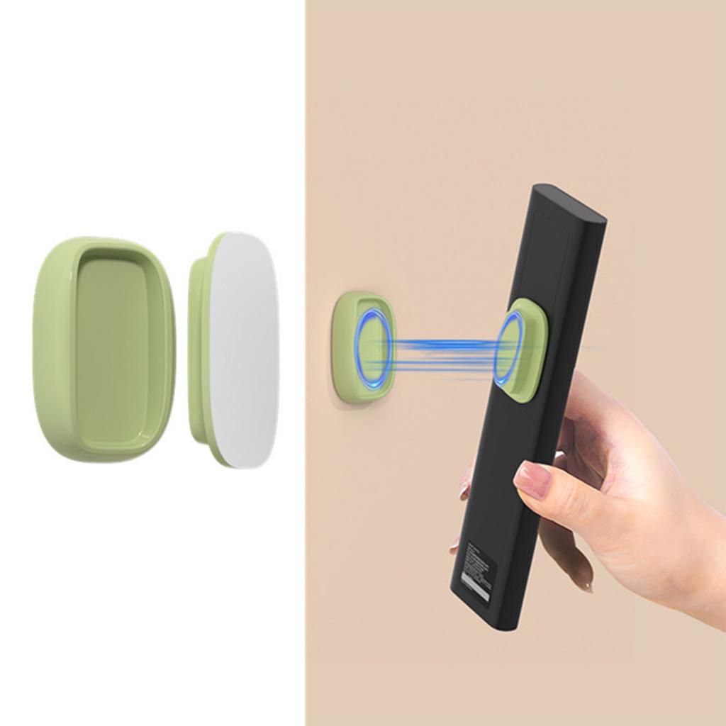 Silicone Magnetic Remote Control Holder, Counts Wall Mounted Self-adhesive Tv Remote Holder, Key Hooks For Storage, Home Organizer