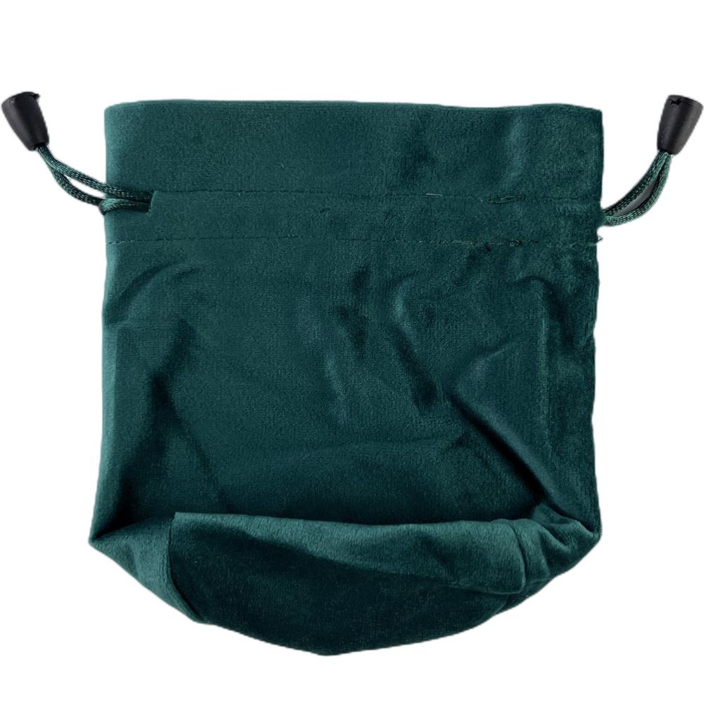 1pc Dice Bag Velvet Drawstring Pouch for DND Tarot Board Game Storage Accessories - 9*14.5cm
