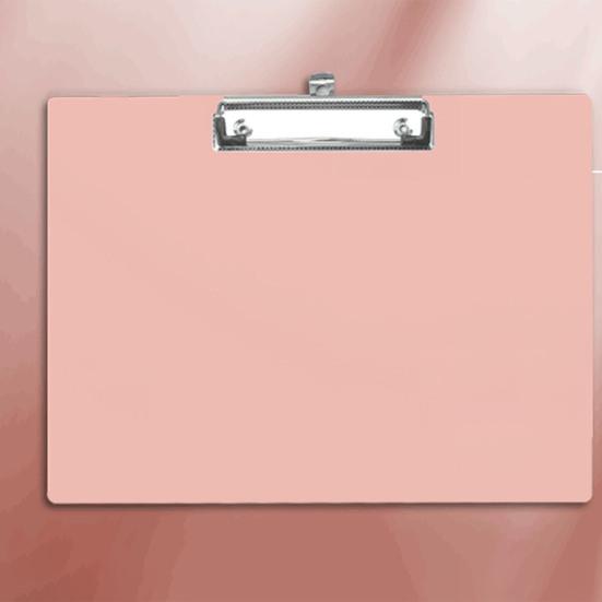 Office Clipboard A4 Letter Size Plastic Clipboard, Hard Board with Low Profile Stable Writing Surface Clip, Lightweight Solid Color for School