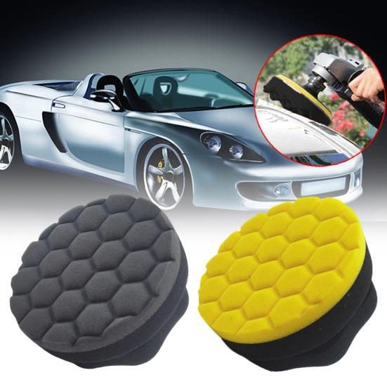 Car Waxing Sponge Hexagonal Pattern Design Efficient Heat Dissipation Car Wax Applicator Car Care