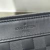 [Pre-Owned] Classic Solid Color Design Leather Handbag Clutch Large Size - Excellent #PWY1LA