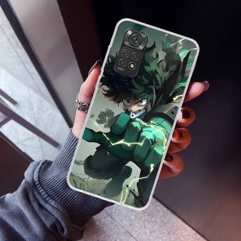 Midoriya Izuku Deku MHA My Hero Phone Case For Xiaomi Redmi Note 10 11 12 13 14 15 Pro Plus 11S 12S 14S 11T 11E 10S Soft TPU Bac