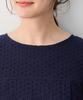 Petit Honfleur Lace Flare Pullover Size L Women's 521098, White,