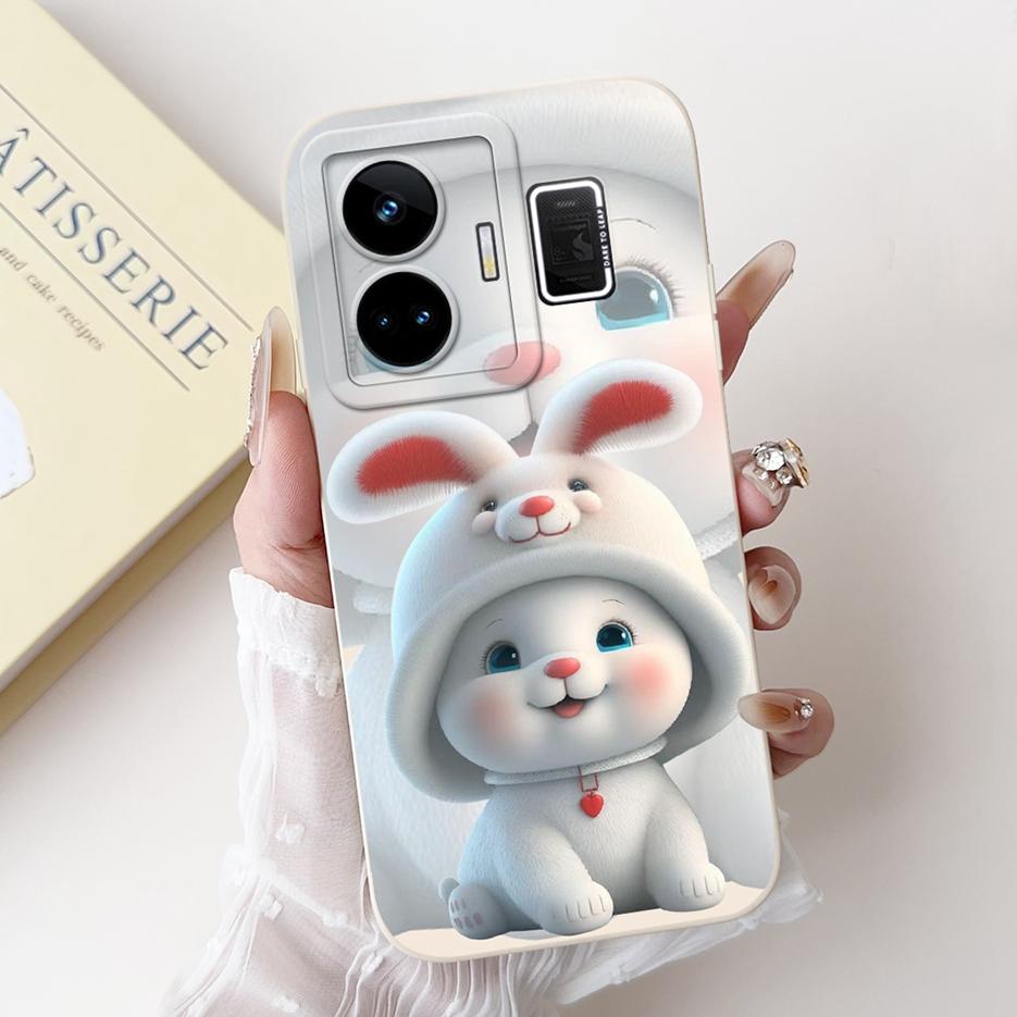 For Realme GT3 Case RMX3709 Cute Funny Cartoon Cover Soft Silicone Case For Realme GT Neo 5 Neo5 240W RealmeGT3 Back Cover Coque