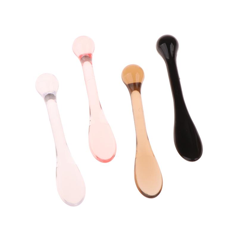 1/3Pcs Acrylic Cosmetic Spatulas Scoop With Box Face Cream Mask Mud Mixing Spoon Beauty Tools Absorb Roller Facial Applicator